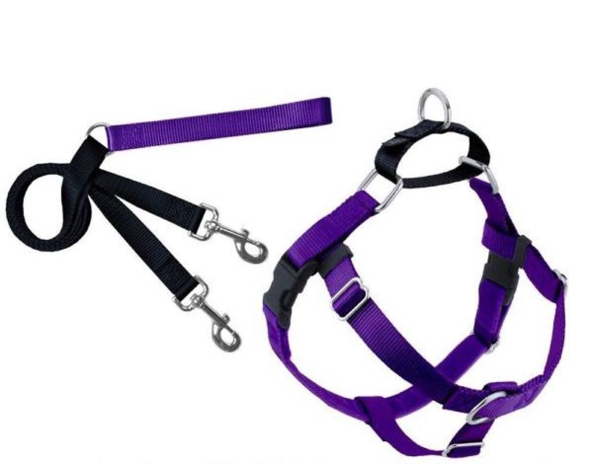 HUPKMDPR 1 Freedom no-pull harness and leash - purple - Image 1