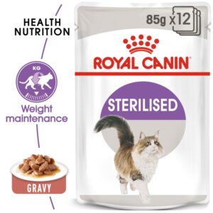 ROYAL CANIN Sterilised in Gravy wet cat food pouch