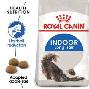 ROYAL CANIN Indoor Long Hair Adult Dry Cat Food 2kg Bag