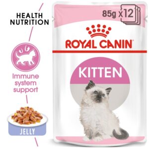 Feline Health Nutrition Kitten Jelly (Wet Food - Pouches) 12 X 85 G