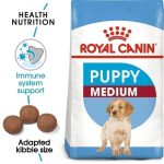 Size health nutrition medium puppy