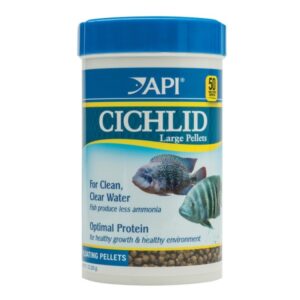 Api pellets cichlid fish food
