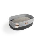 Oval rope cat bed