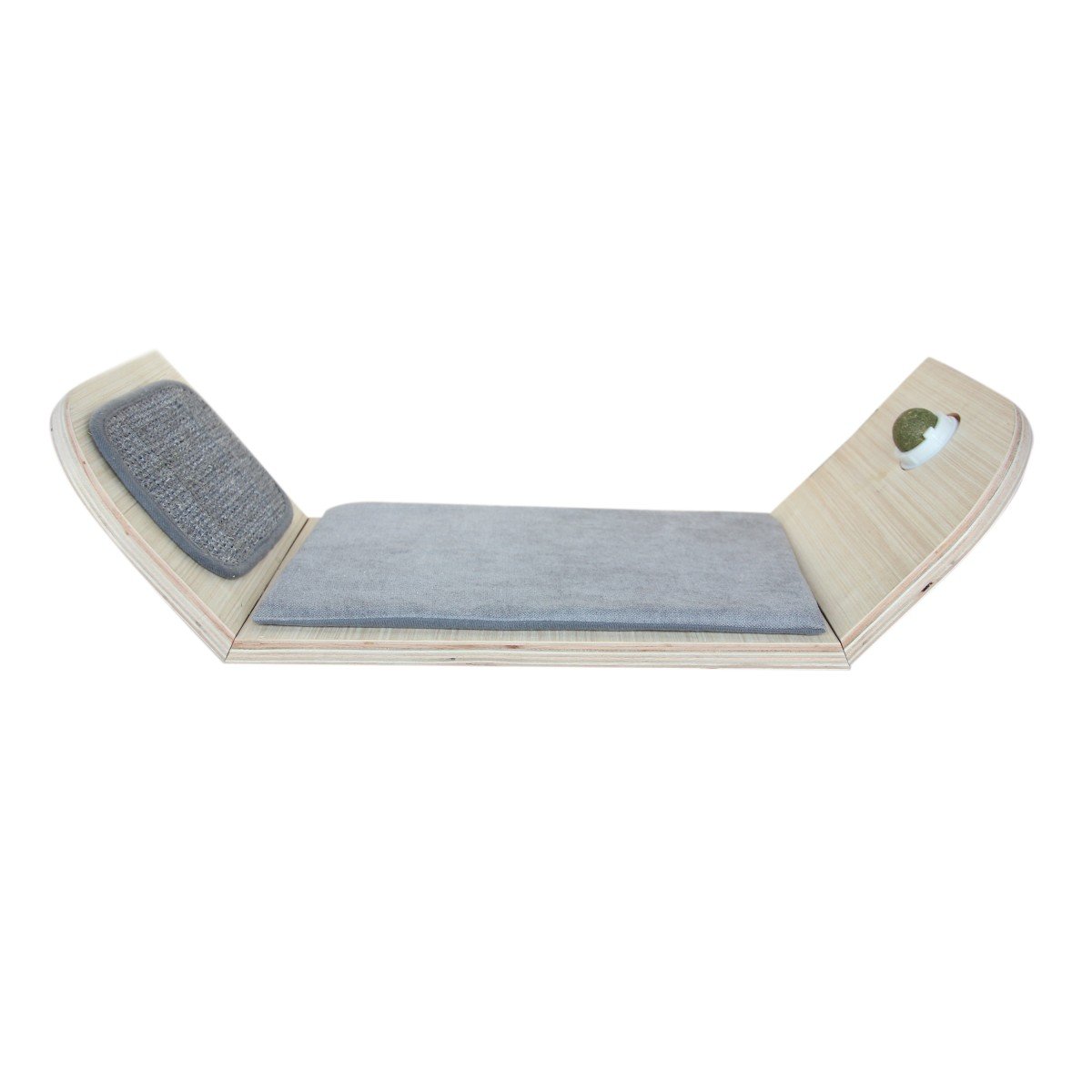 AP2272 1 SKYWALK - - SCRATCHER LOUNGE BED WITH CATNIP BALL - Image 1