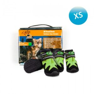 Outdoor dog shoes - green - XS
