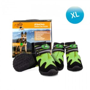 Outdoor dog shoes - green - XL
