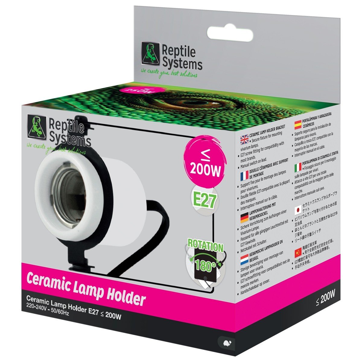 AS117001 Ceramic Rotating Holder E27 - Image 1