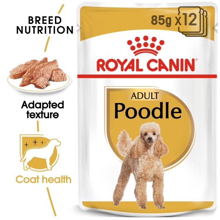 RO268520 Breed Health Nutrition Poodle - Adult (Wet Food - Pouches) 12 X 85 G - Image 1