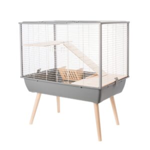 Neo Muki Large Rodent Cage - GREY