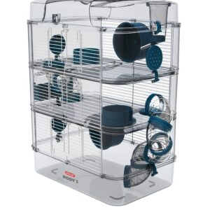 Rody 3 Trio Rodent Cage - BLUE