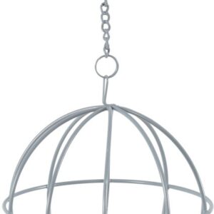 Metallic Hanging Hay Ball - GREY