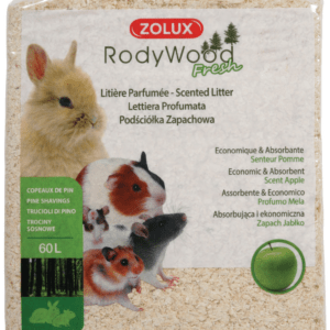 Rodent Litter Rodywood - FRESH APPLE 60L