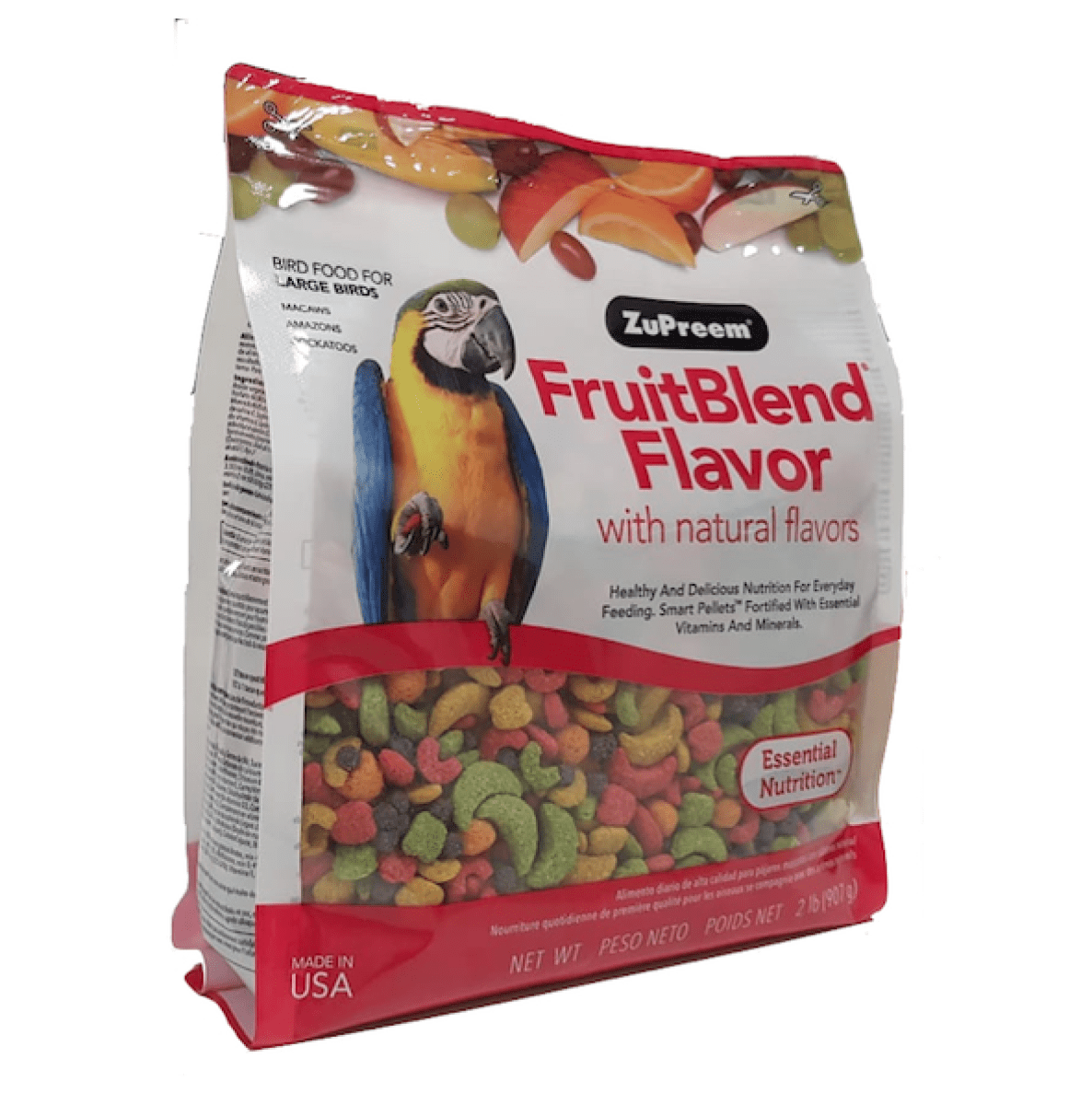 ZU84020 fruitblend flavor large parrot food - Image 1