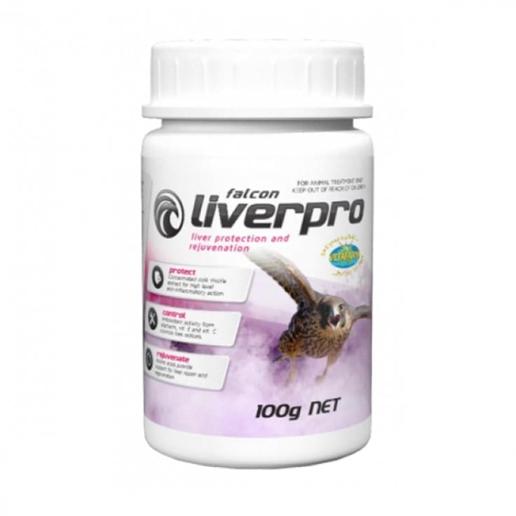 livepro100 Falcon Liverpro - Quail Powder 100 G - Image 1