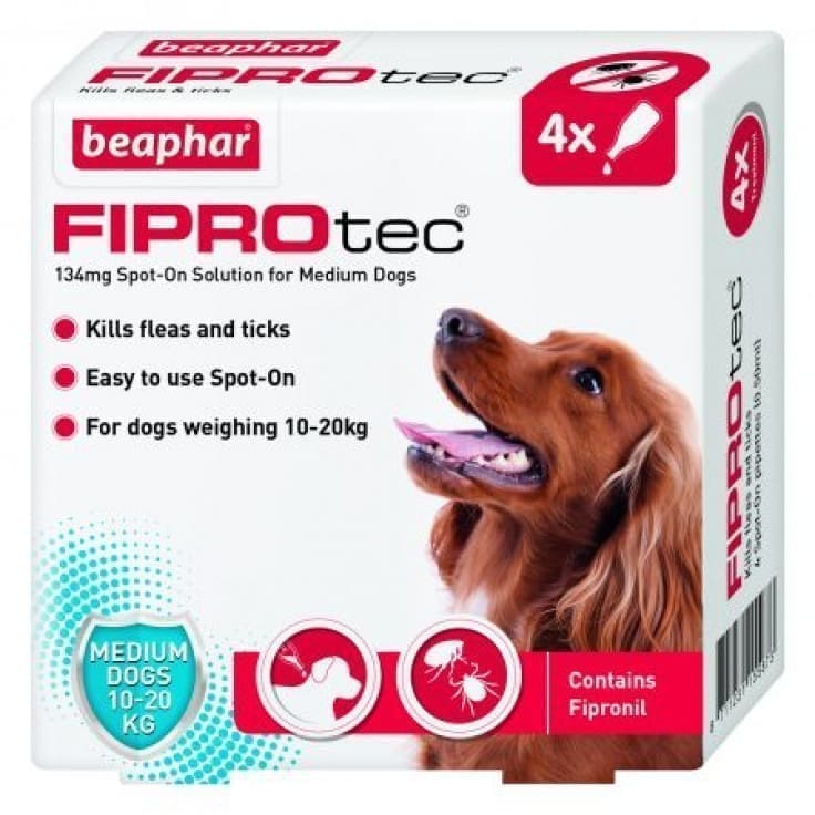 mdog.4 Fiprotec For Dog - 4 Pipettes - MEDIUM - Image 1