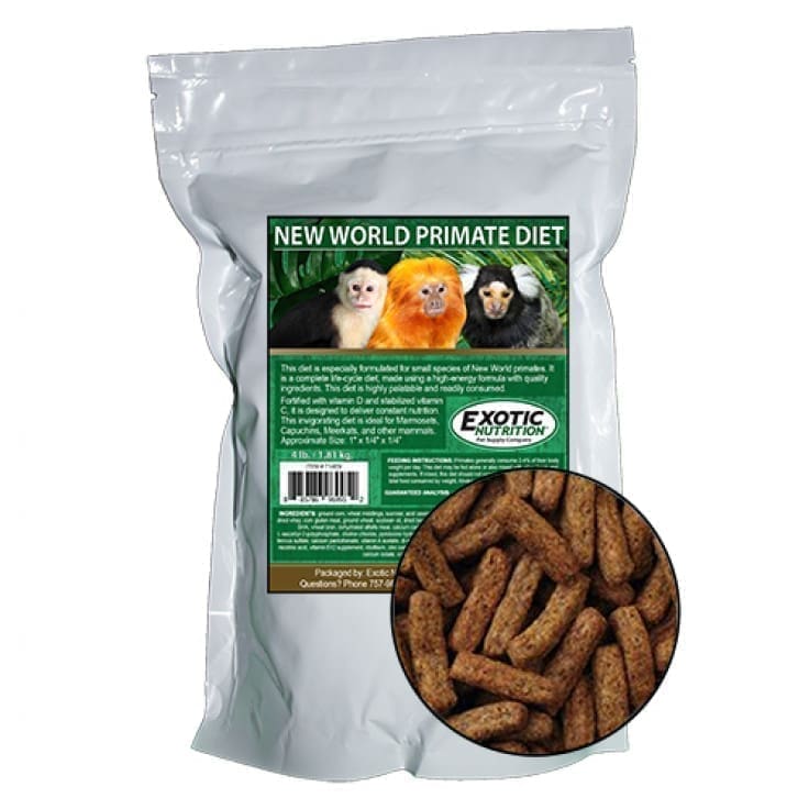 new_world_primate_diet_1_ New World Primate Diet 4 Lb (1.81 Kg) - Image 1
