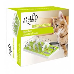 Interactive cat feeder