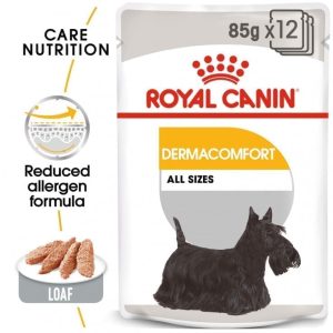 CANINE CARE NUTRITION DERMACOMFORT - WET FOOD - POUCHES 85 GM