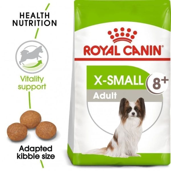 Royal Canin XS Adult 8+ Dry Dog Food 1.5kg
