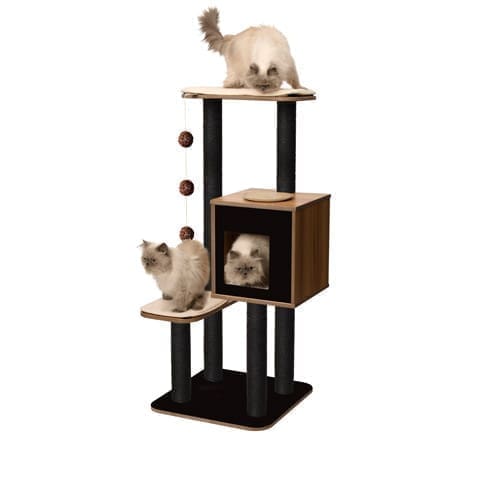 1021063_0_L.jpg Premium Cat Furniture V - High Base Black - Image 1