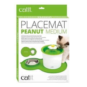 Cat It Flower Placemat Green - Medium - Green - Medium