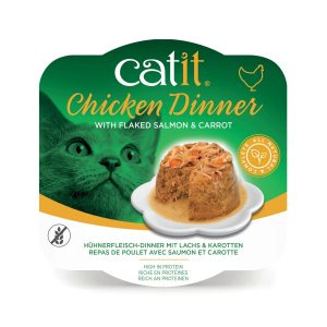 Catit  Dinner-6pcs/box - Salmon & Carrot 80 g