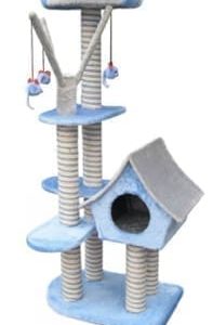 SAGRADA Cat Scratching Pole - - Blue