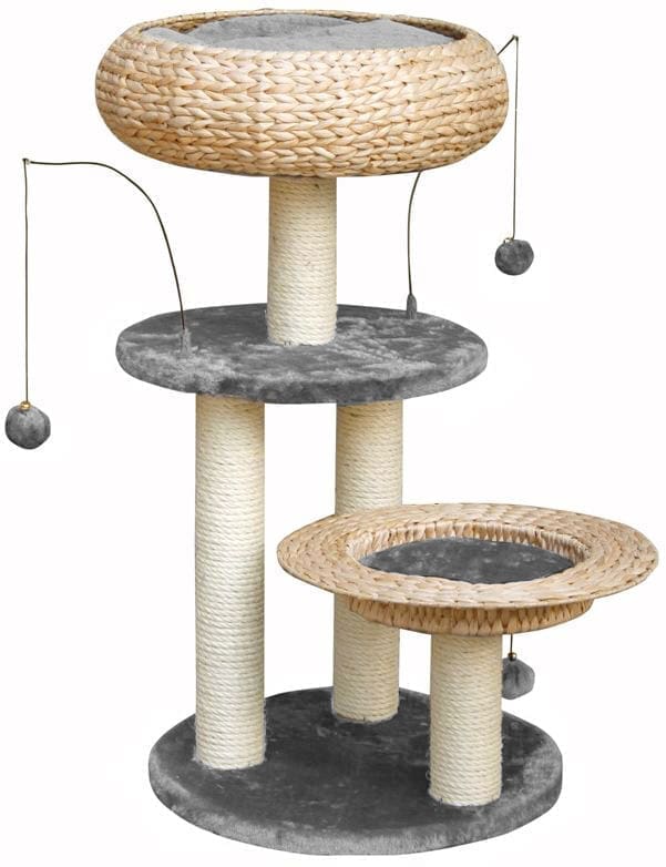 FICP-116-0008.jpg Lorenz Cat Play Tower Grey - Image 1