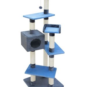 Mateus Cat Pole Blue/Beige