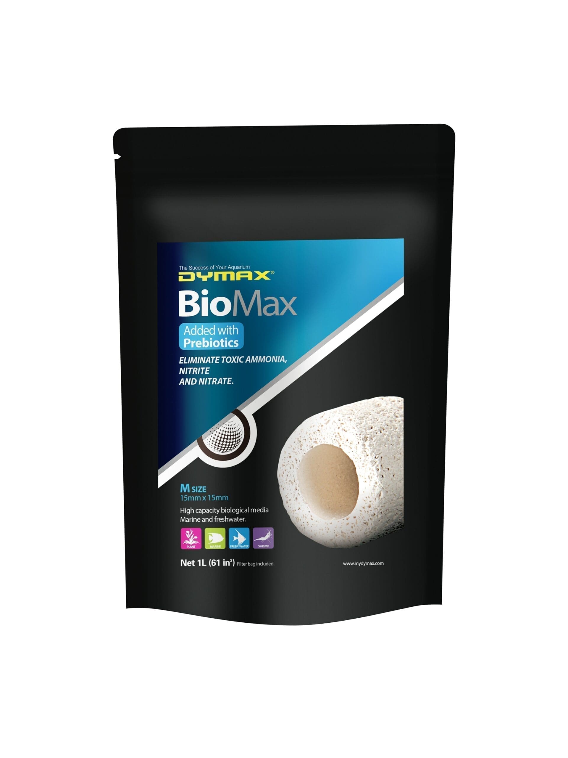 biomax.jpg Dymax Bio Max Filter Media 1 L - Image 1