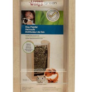 Living World Green Wood & Acrylic Hay Rack, Small