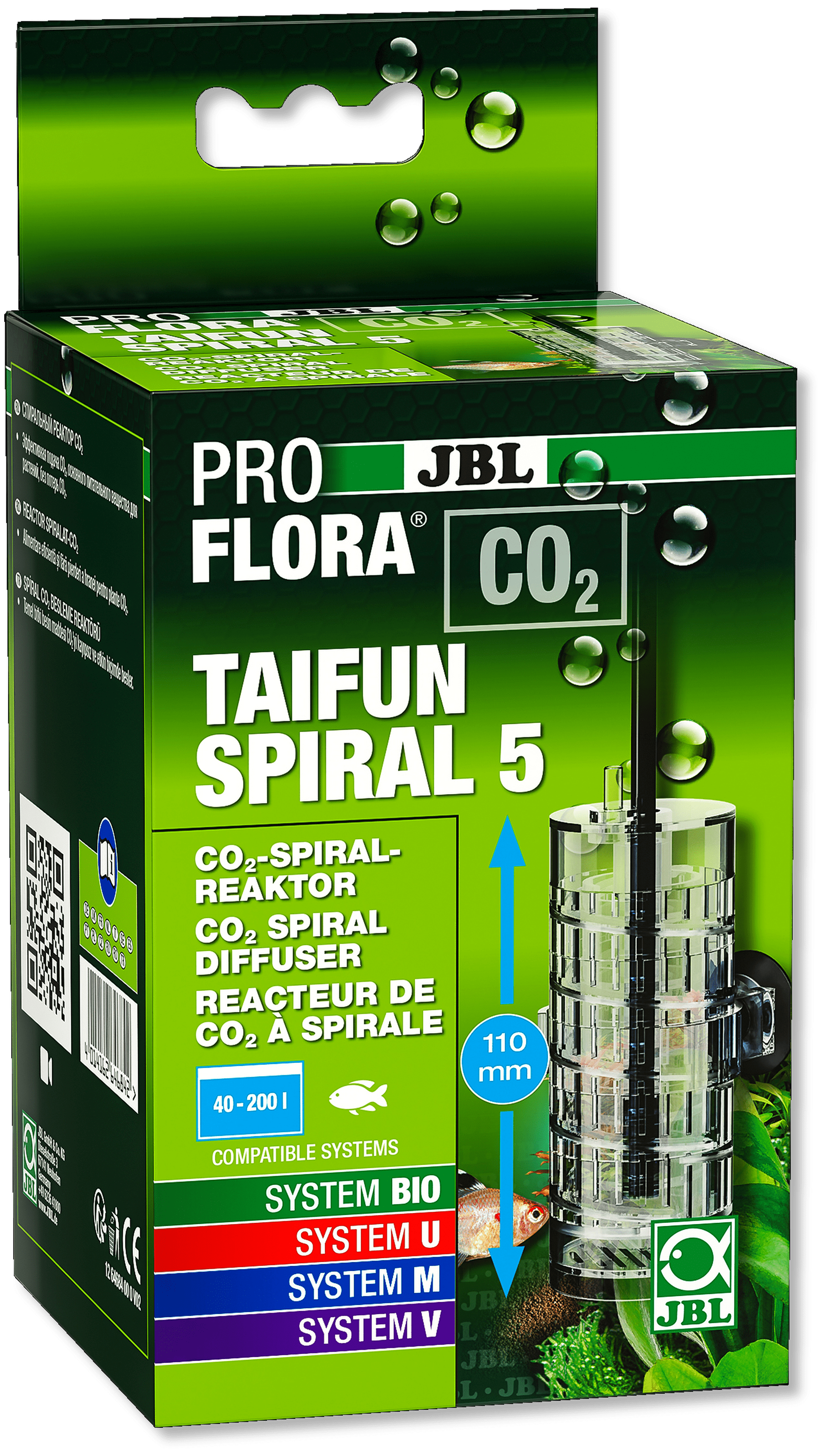 jb6468400.png JBL ProFlora CO2 Diffuser – Ultimate Glass CO2 System for Aquariums - SPIRAL 5 - Image 1