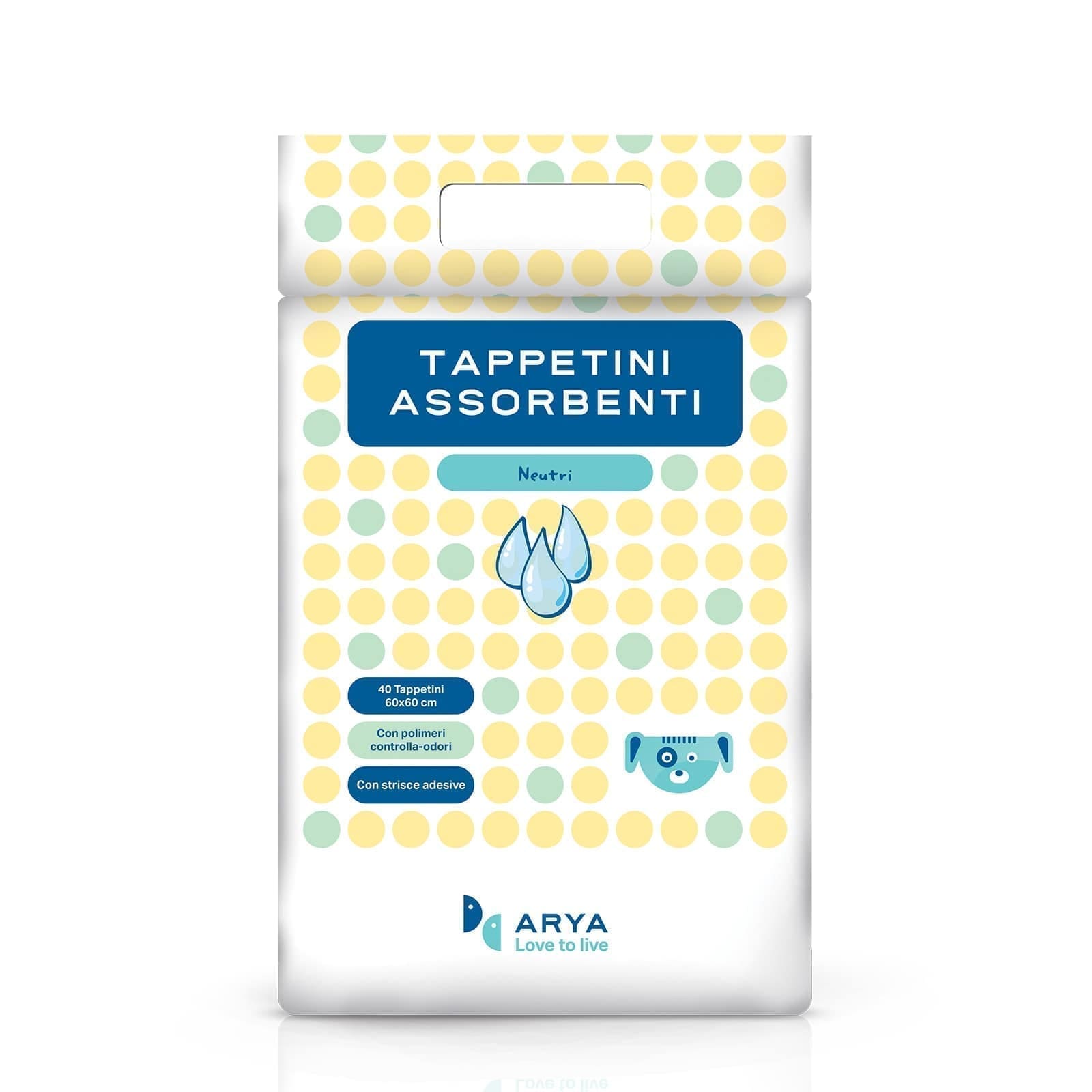 litrpcar.cntap04_arya_puppy_pads_60x60_cm_40-pack.jpeg ARYA Puppy Pads - - 60x60 cm / 40-pack - Image 1