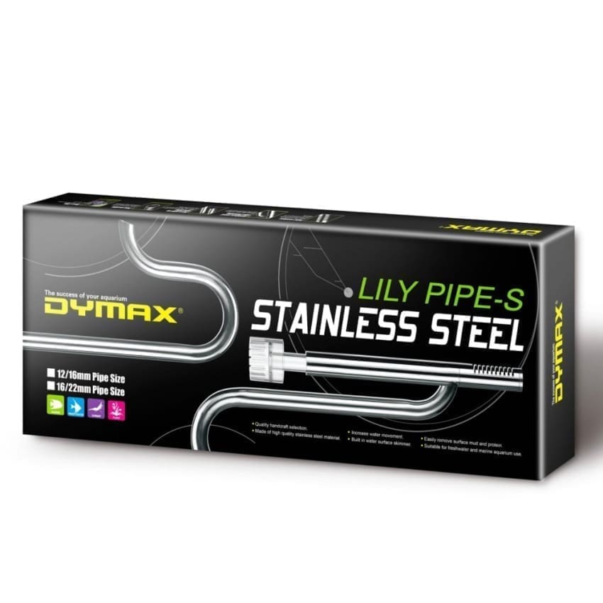 stainles-s-with-surface1216.jpg Stainless Steel Lily Pipe - w/ surface skimmer 12/16 mm - Image 1