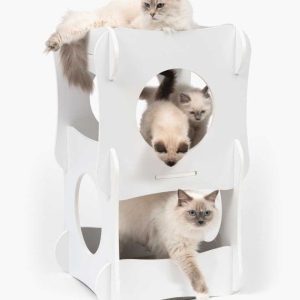 Premium Cat Furniture V - Condo-White