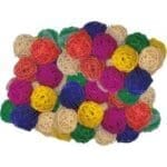 VanPet Bird Toy Natural And Clean 6.4cm (100Pcs)