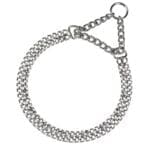 Ferplast Chrome CSS - Semi Choke-Chain Dog Collar Made of Metal