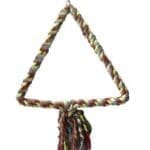 Pado Triangular Rope Hanging Toy - 40 X 32cm