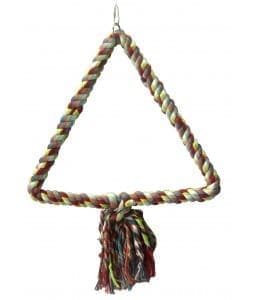 11520-home_default.jpg Pado Triangular Rope Hanging Toy - 40 X 32 Cm - Image 1