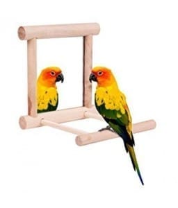 VanPet Bird Toy Mirror Bird Toy - 10x10x7 cm VanPet Bird Toy Mirror Bird Toy - 10x10x7 cm
