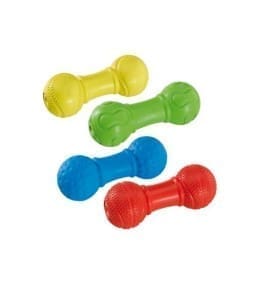 3821-home_default.jpg Ferplast Pa 5544 Rubber Bone Dog Toy - Image 1