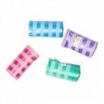 Duvo Poo Bags Classic Colour Stripes Multicolour 4 x 20pcs - Waste Bags [Count - 4]