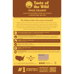 Taste of the Wild-High Prairie Canine Recipe - Image 2