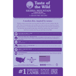 Taste of the Wild-Sierra Mountain Canine Recipe - Image 2