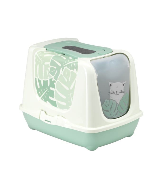 10022-large_default.jpg Moderna Trendy Cat-Litter box – Green, L - Image 1