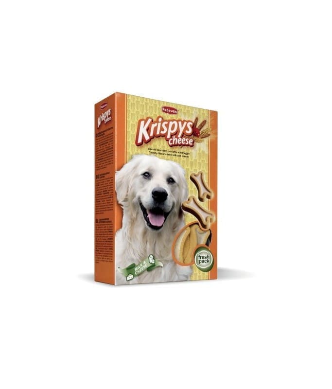 1085-large_default.jpg Padovan Krispys Cheese 400g(Dog Biscuits) - Image 1