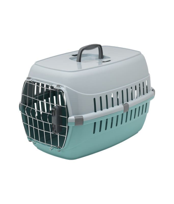 11227-large_default.jpg Moderna Road Runner Carrier Spring Lock Door-Cyan-48.6 x 32.3 x 30.3 cm - Image 1