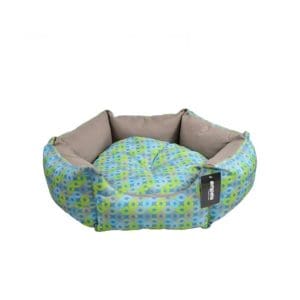 Empets Venus Bed Modern[Dimension - 45x45x19cm, Texture - Printed Green]