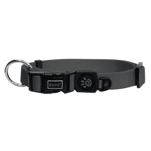 DOCO Signature O - Ring Collar - 1.5 x 28-43cm[Color - Grey, Size - S]