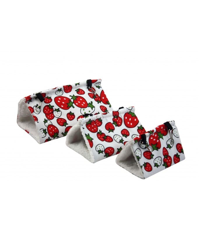 11477-large_default Pado Strawberry Pattern Triangular Bird House - Image 1